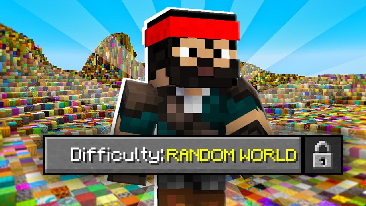 Toata Lumea Minecraftului Este Inlocuita de Blocuri Random!