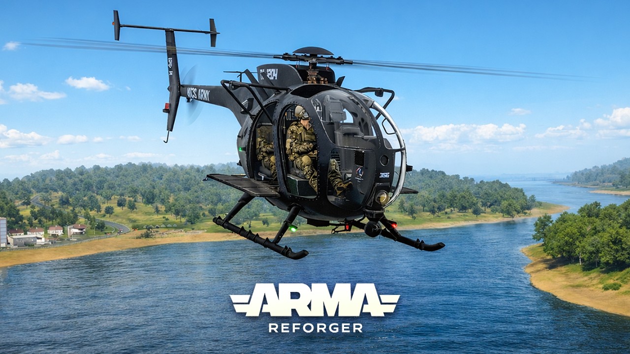 Flying A Little Bird In Arma Reforger Is INSANE On This HUGE Map...