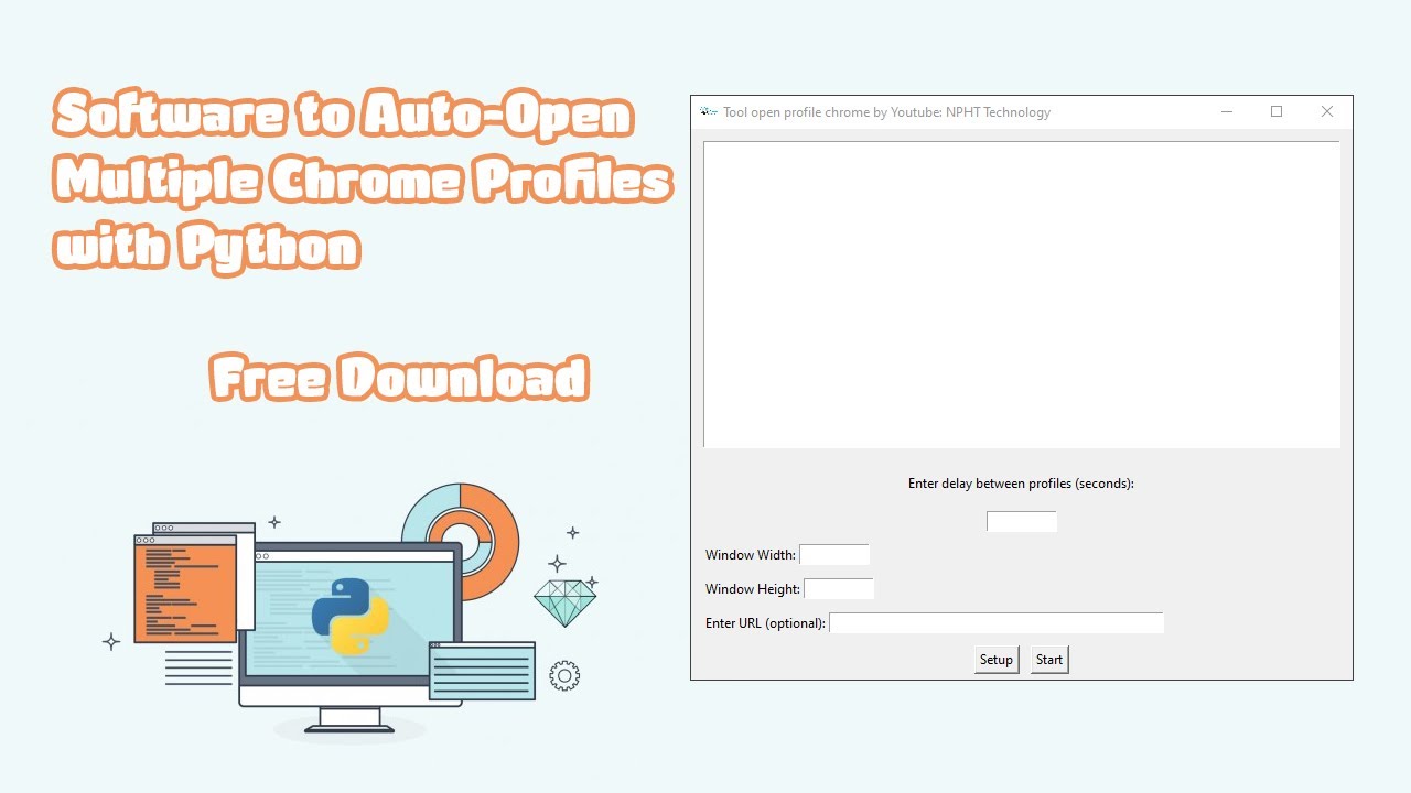 How to Code Software to Auto-Open Multiple Chrome Profiles with Python - Free Download