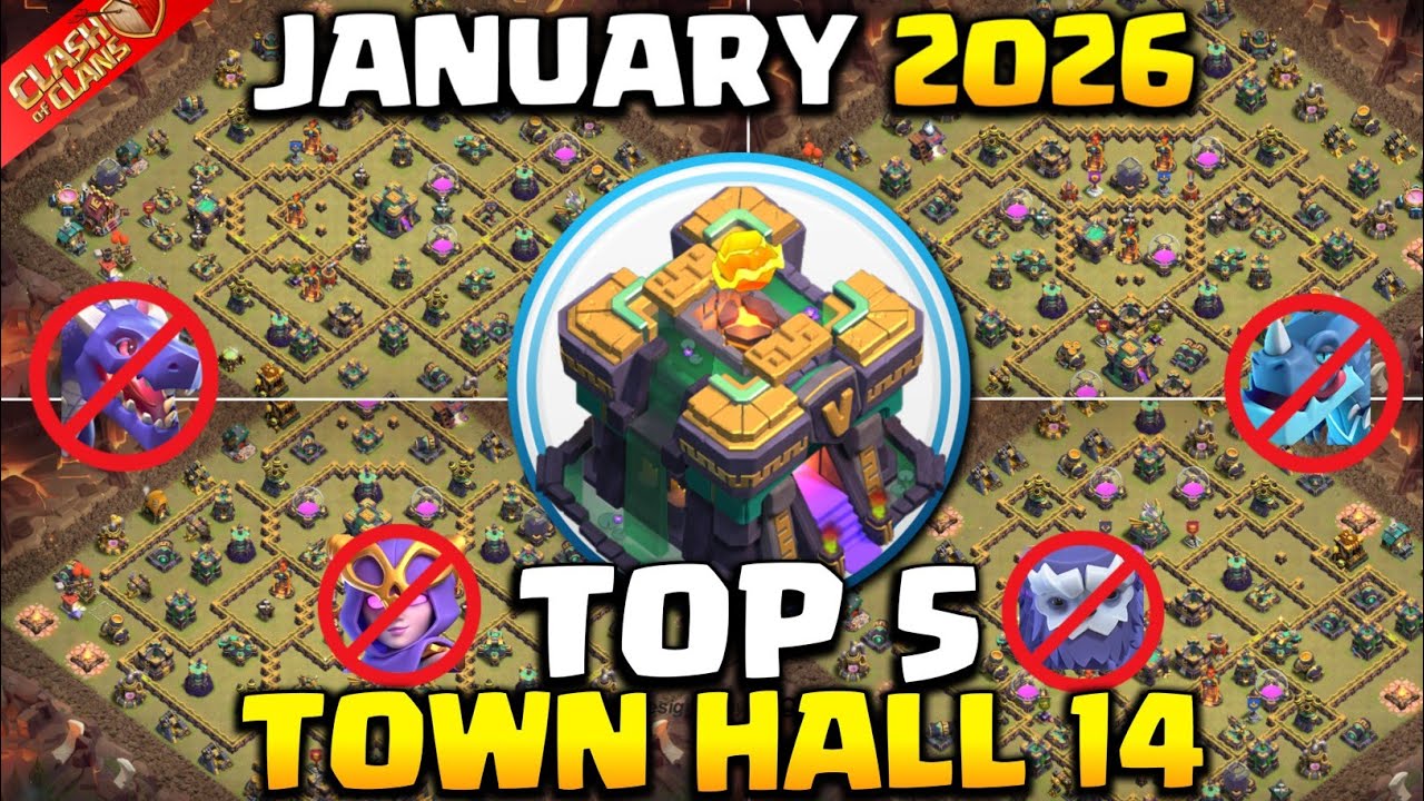 НОВАЯ ЛУЧШАЯ база для войны Ратуши 14 (TH14) + ссылка 2026 | База TH14 для CWL | Ссылка на базу T...