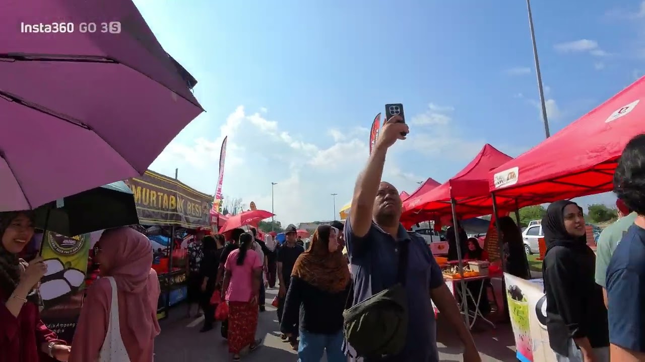 4K Walk : Ramadhan Bazar Bandar Tasik Puteri | Claimed the longest Ramadhan Bazaar in Malaysia