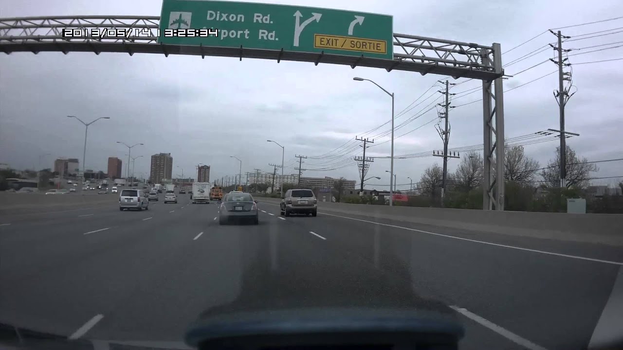 Driving to Pearson Airport YYZ Terminal 3 Departures from Highway 427. Life in Canada, Travel