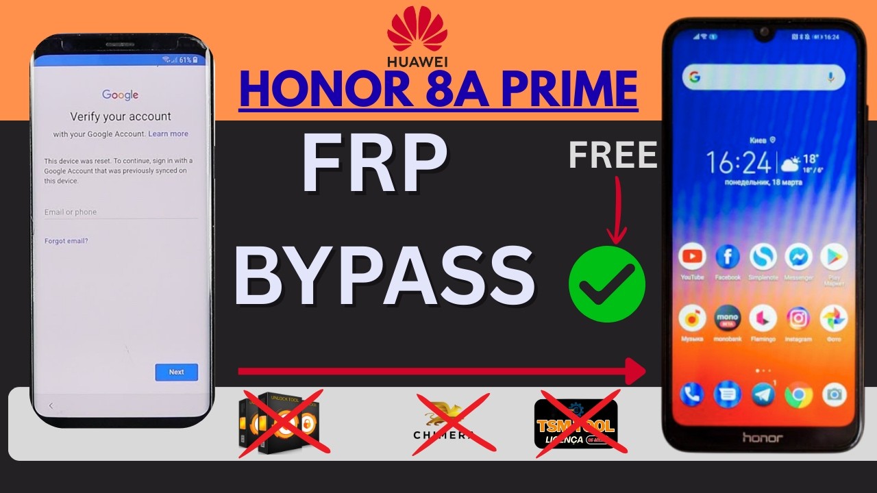 Honor 8A Bypass FRP Ultimate Guide
