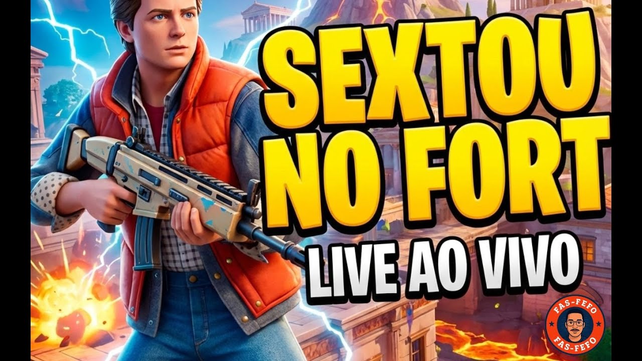 🔴AO VIVO🔴SEXTOU NO FORTNITE! Buscando a Coroa da Vitória Ao Vivo 👑