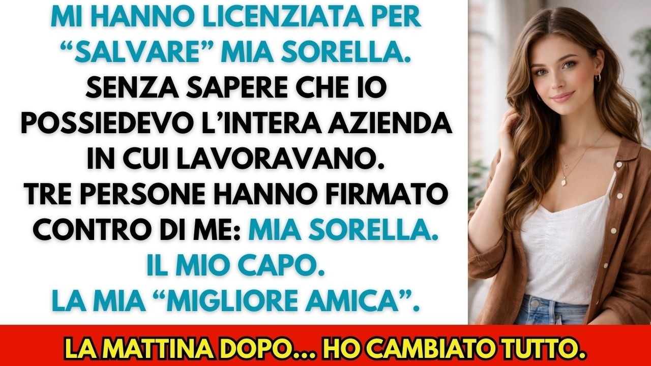 Mi hanno licenziata per mia sorella… senza sapere che possedevo tutto ciò per cui lavoravano.