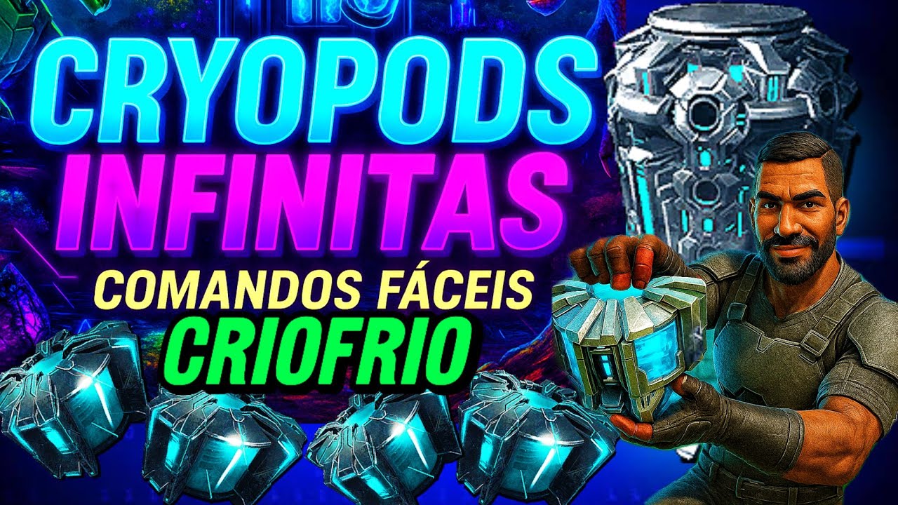 COMO FAZER CRYOPOD - Pokébola - COMANDO DA CRYOPOD E CRYOFRIO INFINITAS - Ark ultimate mobile #ark