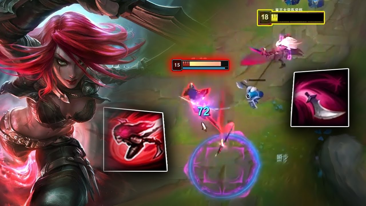 When Rank 1 Katarina meet Yasuo - Engsub