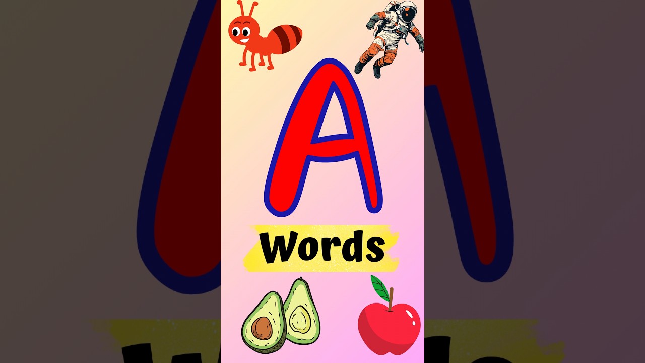 A letter Words | WORDS THAT START WITH 