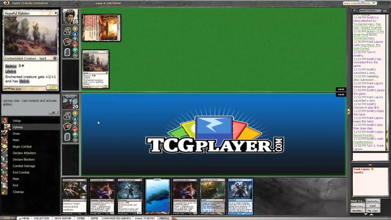 UB Inspired vs. Boros Auras
