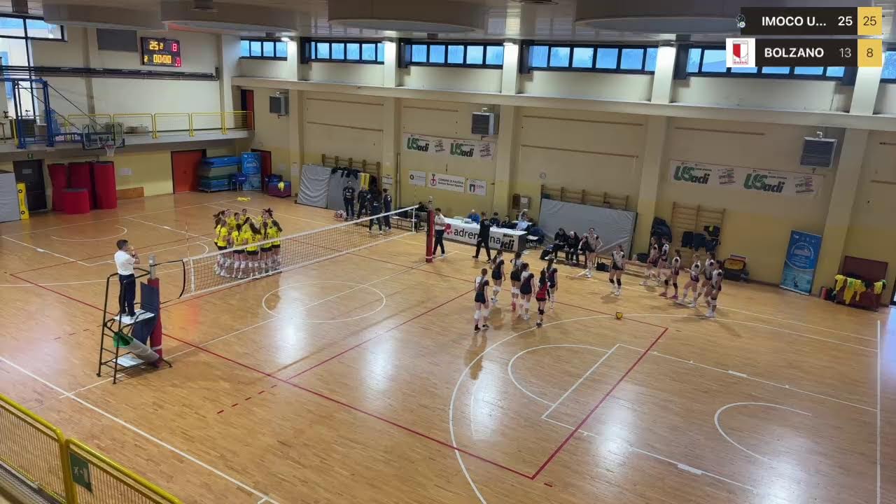 Live alimentato dall'app Swish Live
IMOCO U16 VS BOLZANO