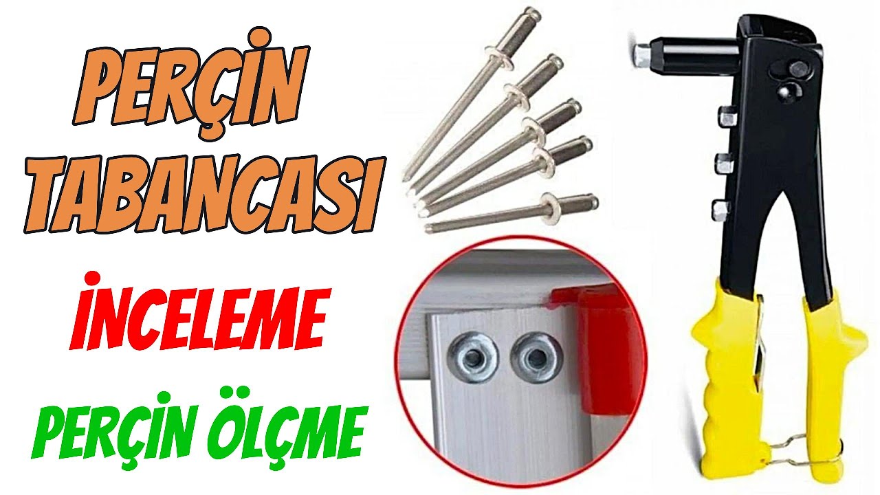 Perçin tabancası kullanımı | Perçin çivisi nasıl atılır,çakılır,ölçülür,sökülür,çıkarılır