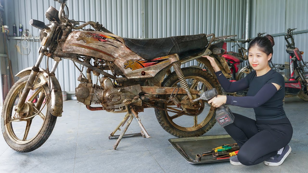 Girl Restores Old WIN-110 DETECH Made in China - The Results Surprised The Man.