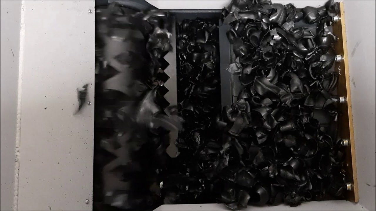 m&uuml;tek Kunststoffzerkleinerer Polyethylen | Shredding of Plastics