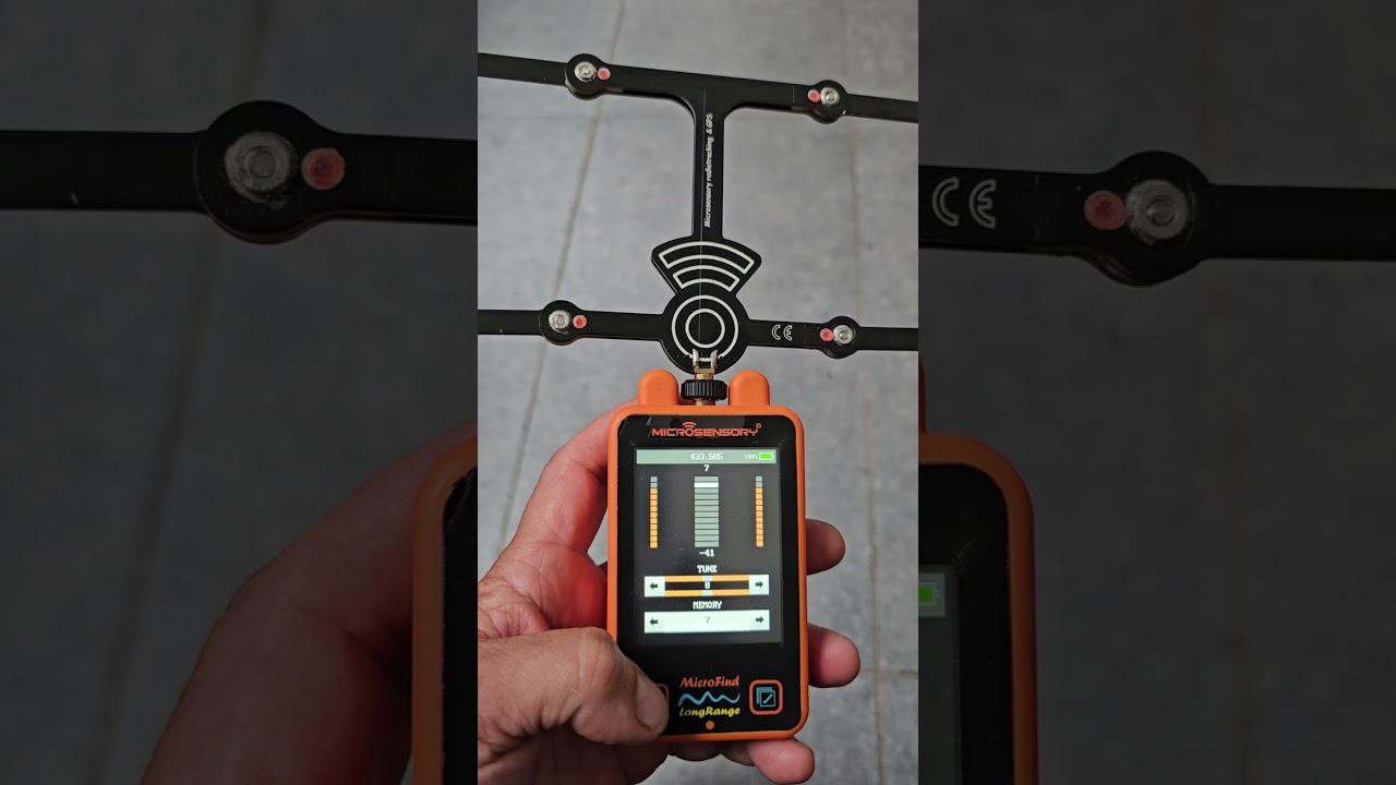How to use the radio receiver on the Microsensory receiver