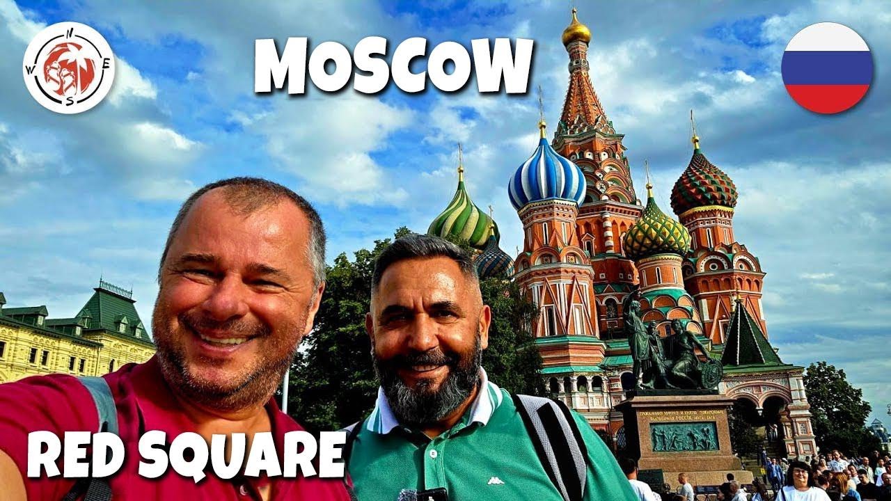 Exploring Moscow's Red Square with a Romanian Friend