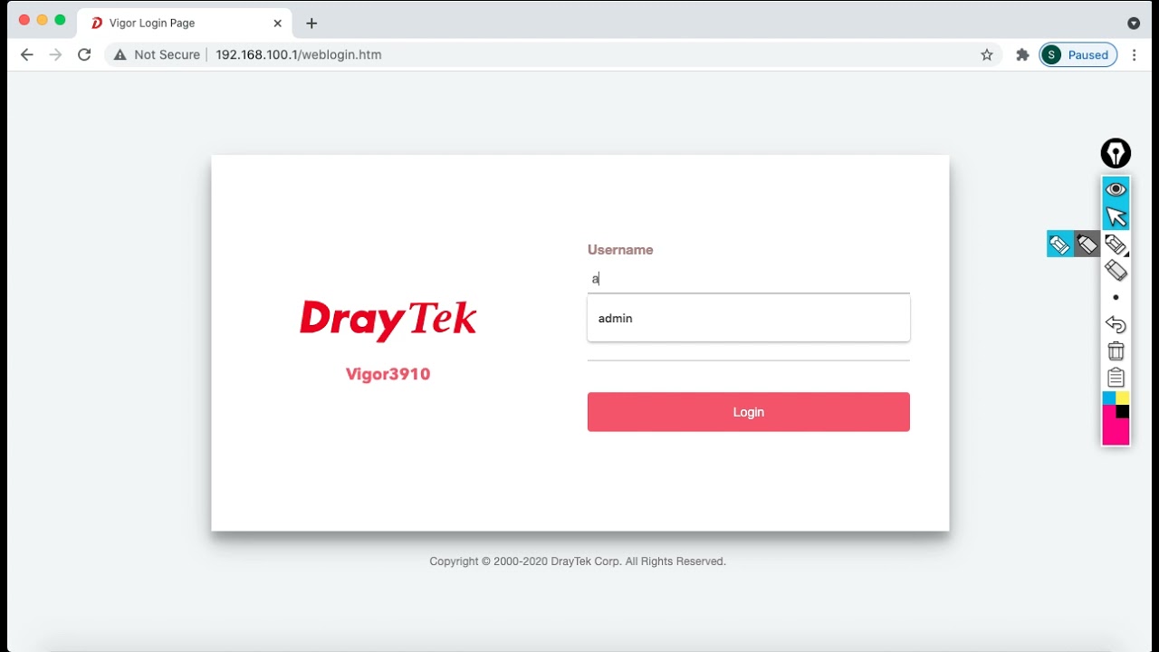 Как включить статический NAT и открытые порты на DrayTek Vigor3910?