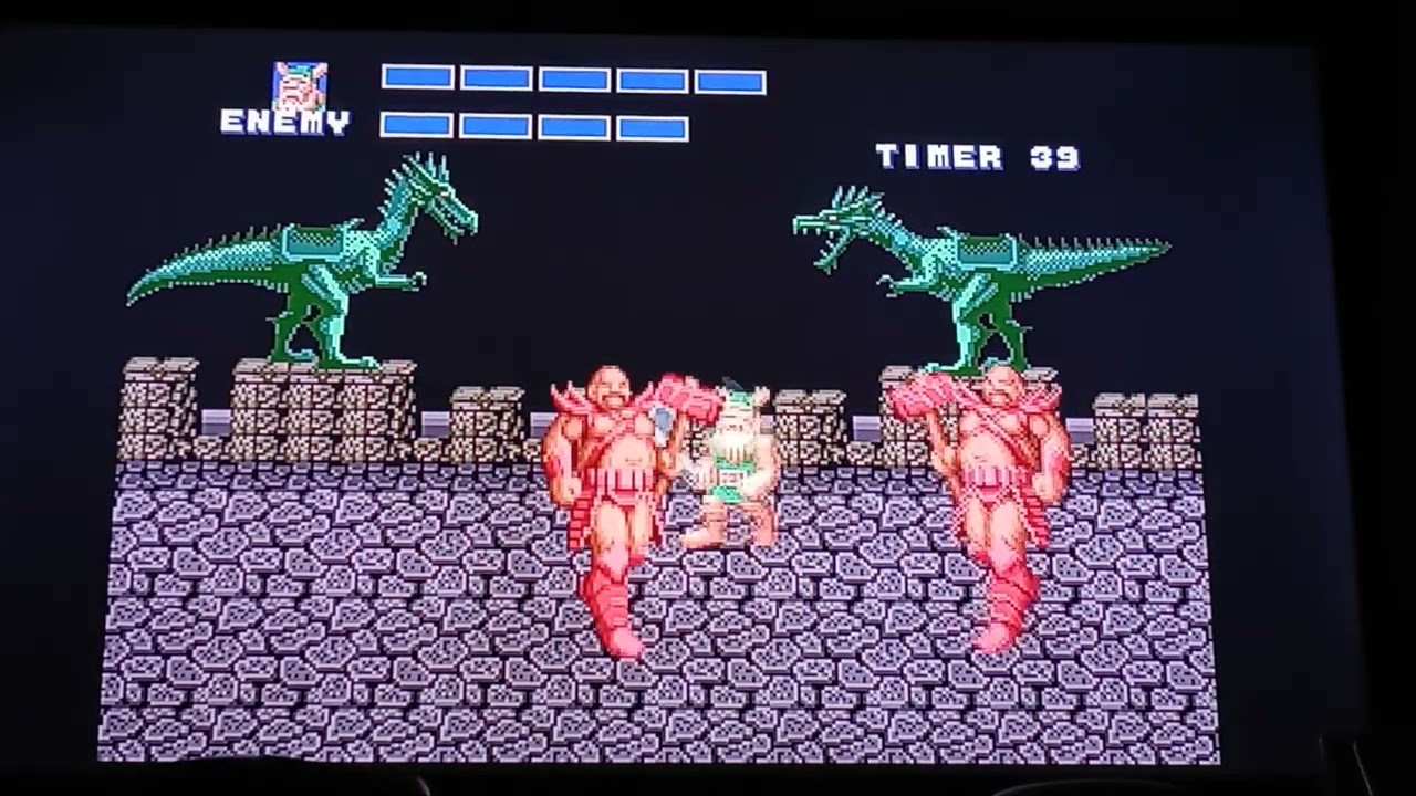 Part 28: Full Play of the Sega Genesis Mini - Golden Axe - 1P Duel Mode - w/Gilius