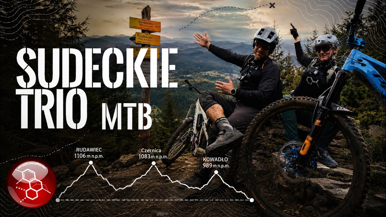 Sudeckie Trio, MTB, e bike, Czernica, Rudawiec, Kowadło, przeł. Płoszczyna, Bor&oacute;wkowy,