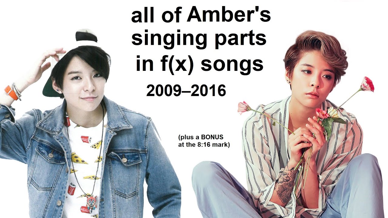 f(Amber) supercut – ALL singing parts in f(x) songs