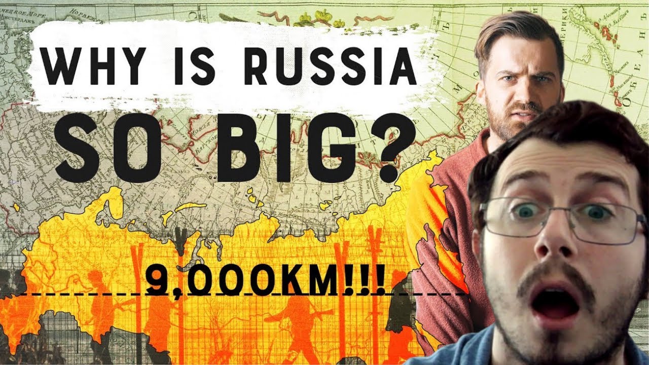 Italian guy reacting to Why is Russia So DAMN BIG?
