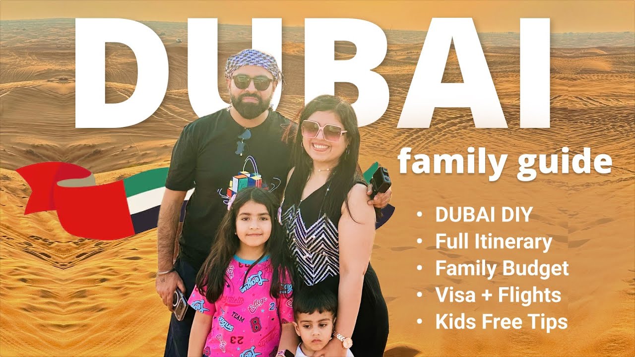 Dubai Trip Budget & Itinerary 2026 🇦🇪 | Flights, Visa, Hotel, Kids Guide (Indian Family)