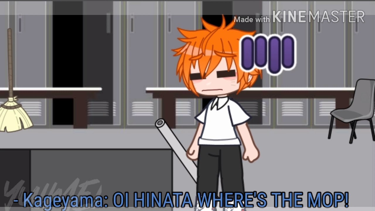 | lf Hinata and Kageyama got locked in the storage room | `1/3´ [kagehina] haikyuu gacha