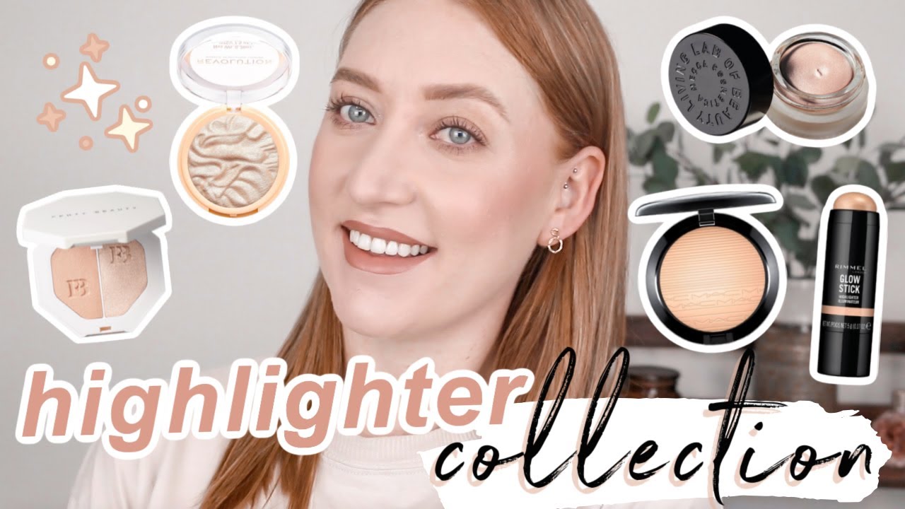 My Highlighter Collection ✨ Best Highlighters for Fair/Pale Skin