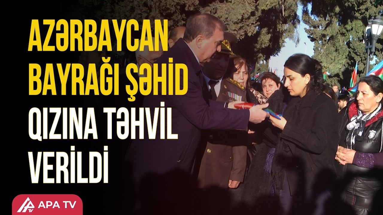 İtkin düşən hərbçinin qalıqları Gəncədə dəfn edildi | APA TV