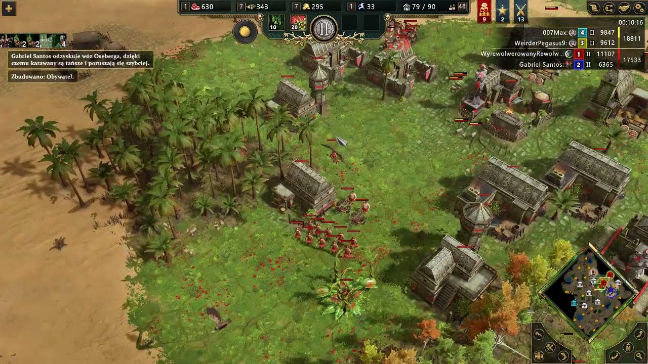 Age Of Mythology: Retold - 2v2 online newbie match vs wallhacker. Or maybe 2v1?