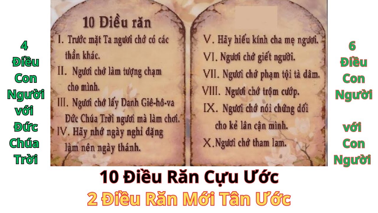 10 điều răn của Đức Ch&uacute;a Trời | Lời cầu nguyện cho Người mới tin Ch&uacute;a