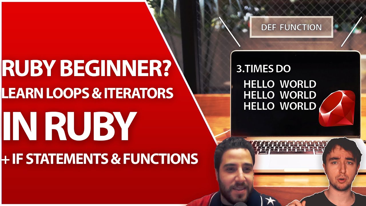 A Quick Ruby Beginner's Guide - For Loops and Iterators in Ruby | Intro to Ruby Programming Part 2