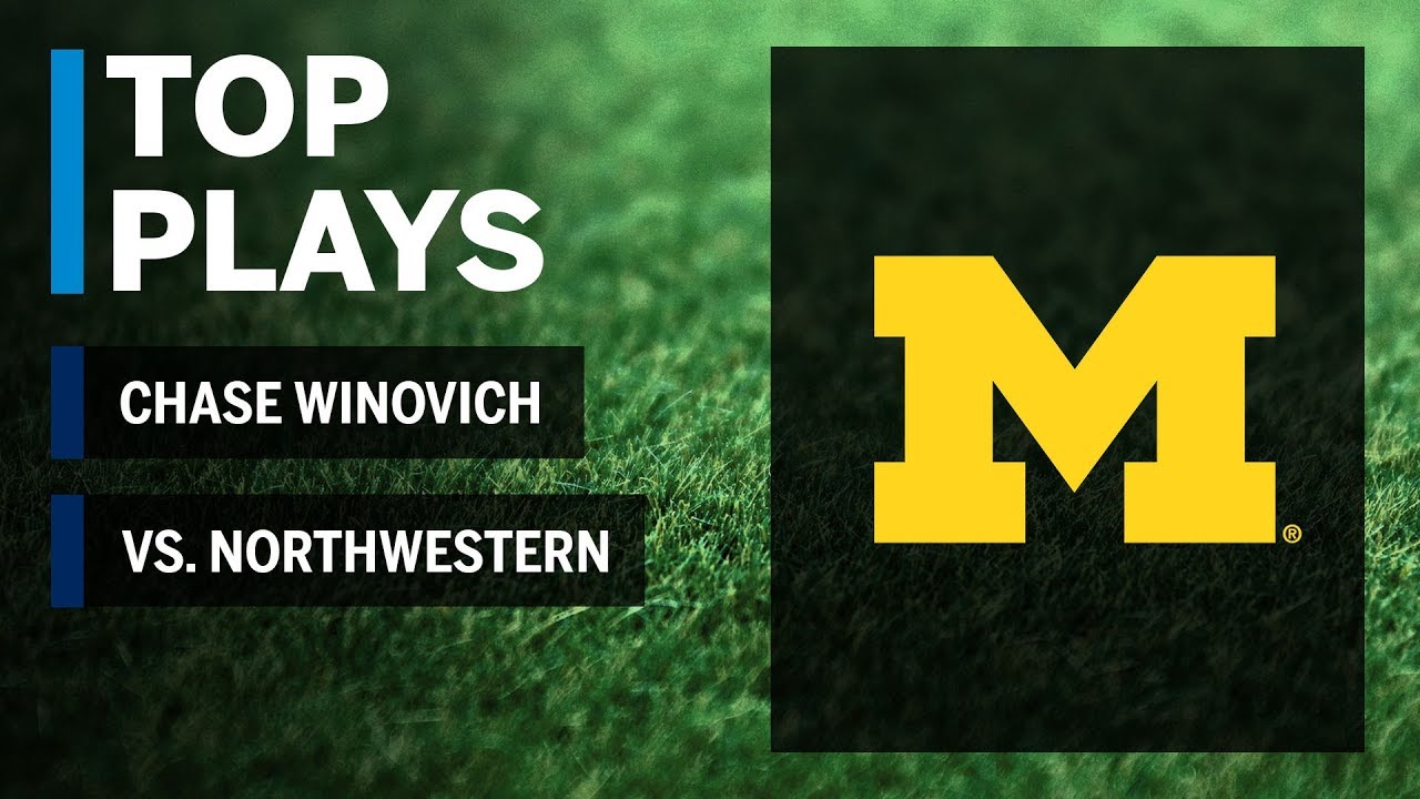 Top Plays: Chase Winovich vs. Northwestern | Big Ten Football