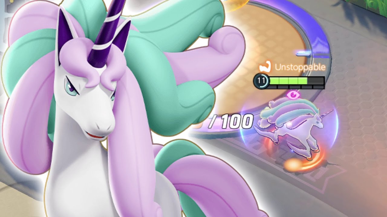 GALARIAN RAPIDASH NEW ALL-ROUNDER EARLY GAMEPLAY - Pokémon UNITE