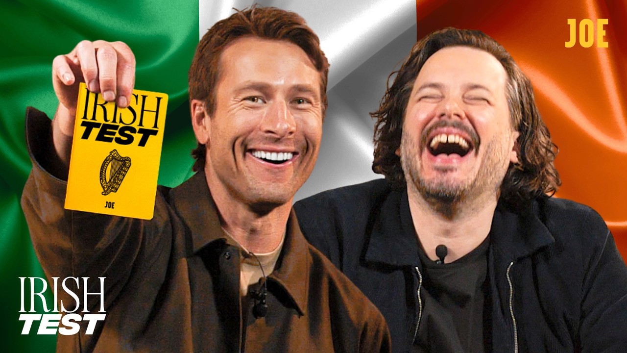 Glen Powell tries Tayto, Spice Bags & Sings Zombie | Irish Test