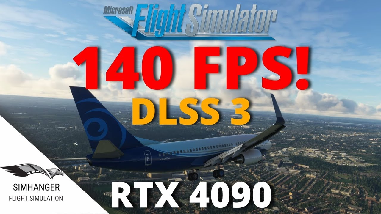 140 кадров в секунду в Microsoft Flight Simulator | Тестирование на RTX 4090 и DLSS 3 в разрешени...