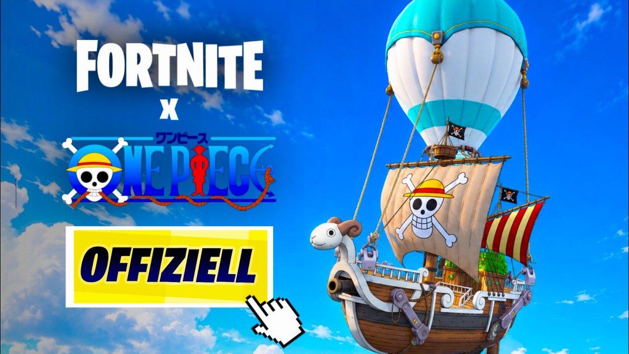 IT'S TRUE! 😍 Fortnite x ONE PIECE Officially announced... 🏴&zwj;☠️