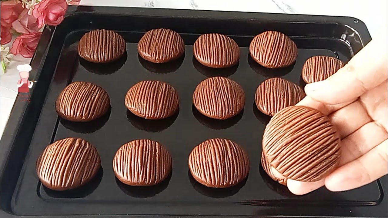 MENAKJUBKAN!!KUE KERING COKLAT BERGARIS.SANGAT LEZAT MELELEH DI MULUT