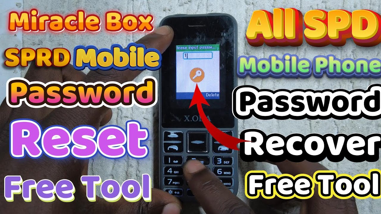 New spd Boot key Passcode Reset Through Miracle Box. All spd CPU Mobile Passcode Unlock 2025