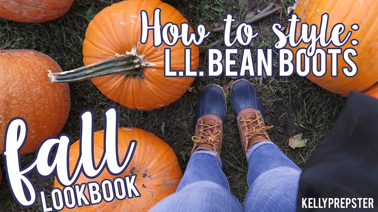 HOW TO STYLE L.L.BEAN BOOTS// FALL LOOKBOOK (J.Crew, SSCO & MORE) || Kellyprepster