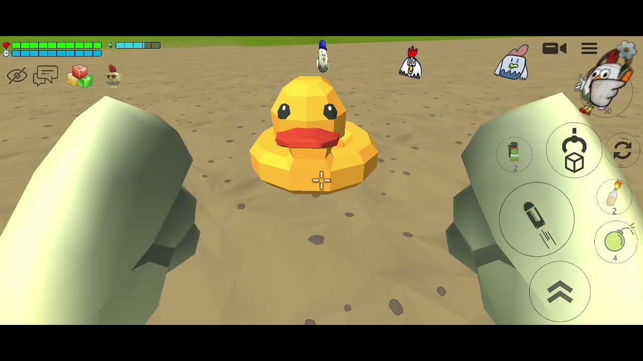 La nueva actualización de chicken gun es la 5.1.0