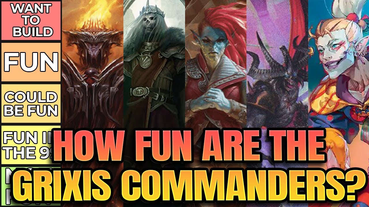 Which Grixis Commander Is The Most Fun? | EDH Tier List | MTG