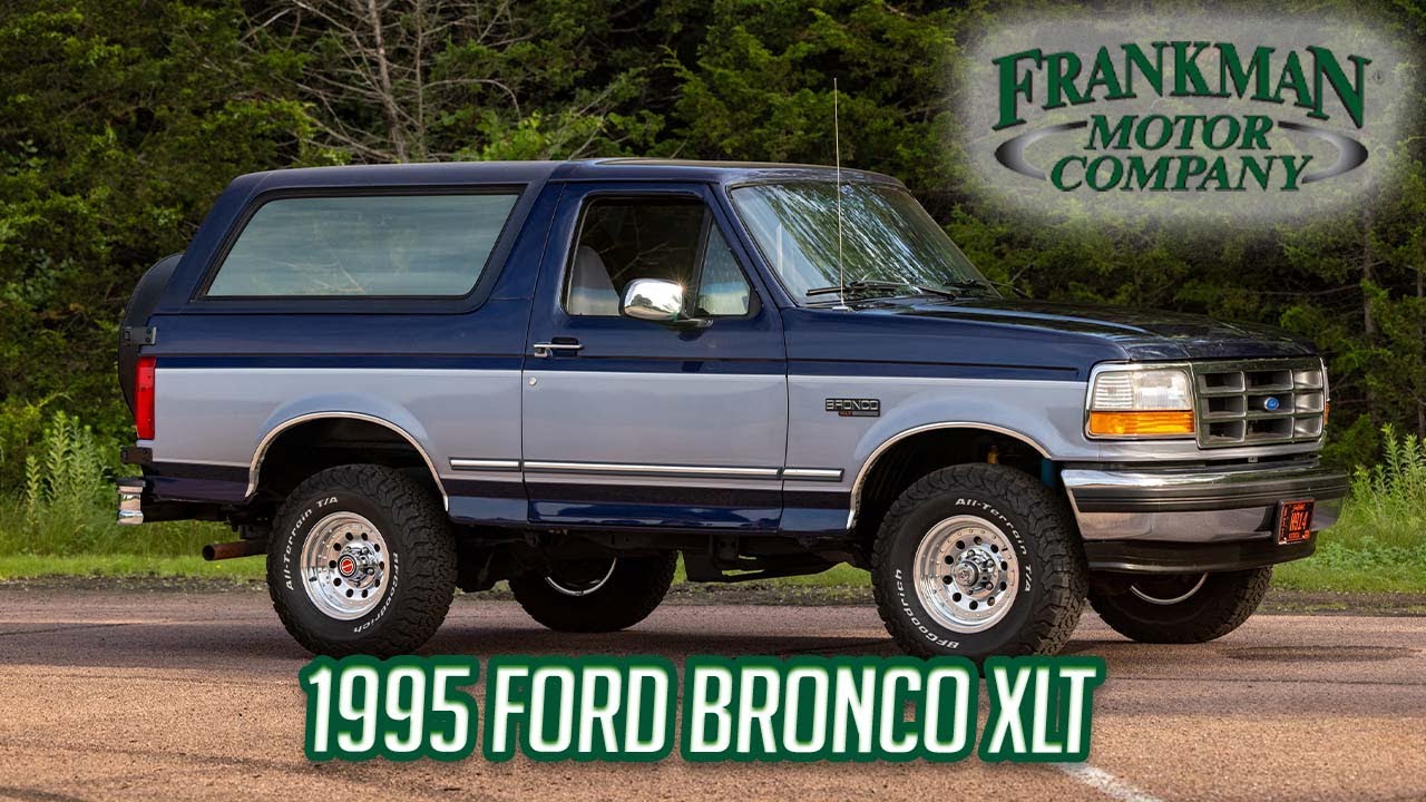 1995 Ford Bronco XLT | 5.8L V8 | Final Gen Classic SUV Walkaround + Test Drive | OBS Legend!