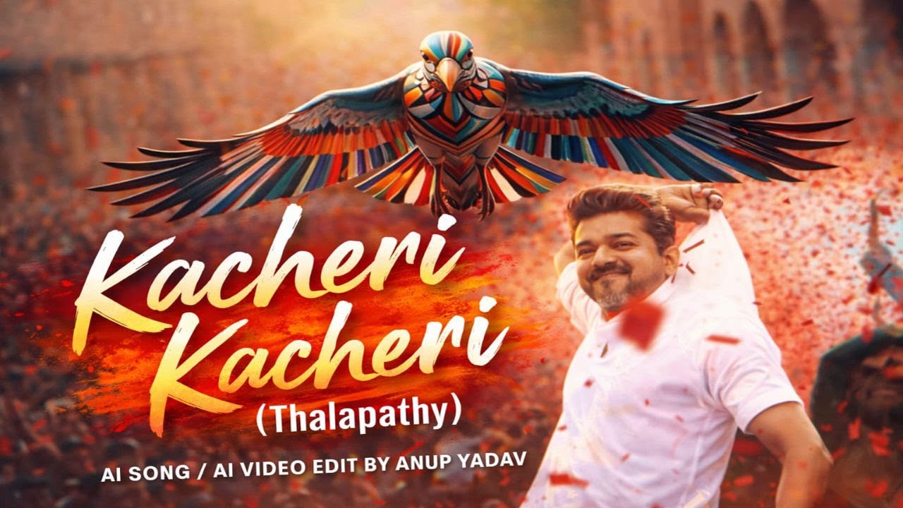 Kacheri Kacheri🔥| Thalapathy VijayMass Dance Anthem|Tamil–Hindi Hybrid|AI Song & Video by Anup Yadav
