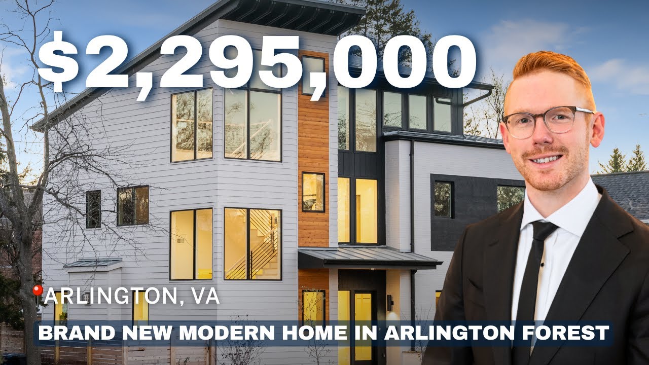 Arlington VA New Construction Modern Home with Walkout Lower Level