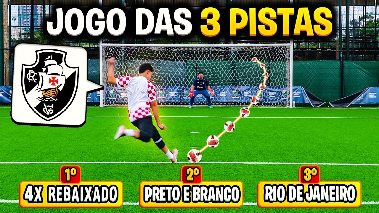 DESAFIO DAS 3 PISTAS DE FUTEBOL! (VALENDO DINHEIRO!!)