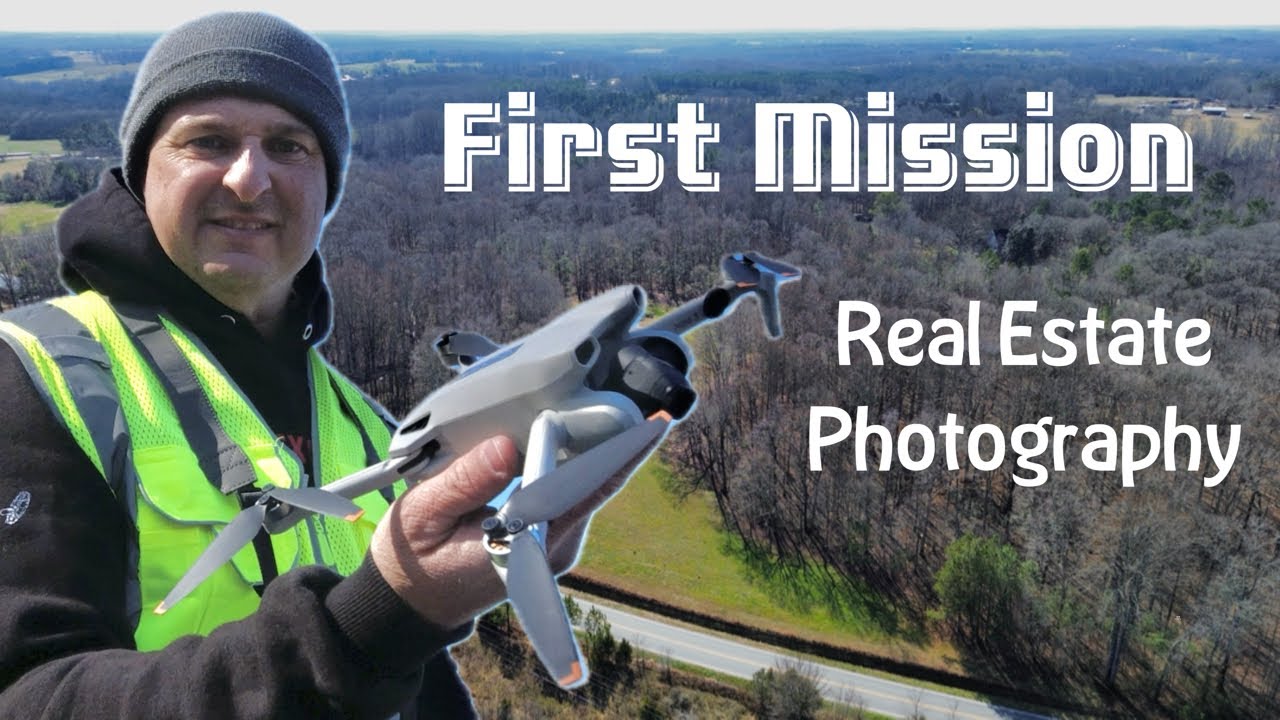 My First Paid Drone Flight Mission - REAL ESTATE DRONE PHOTOGRAPHY