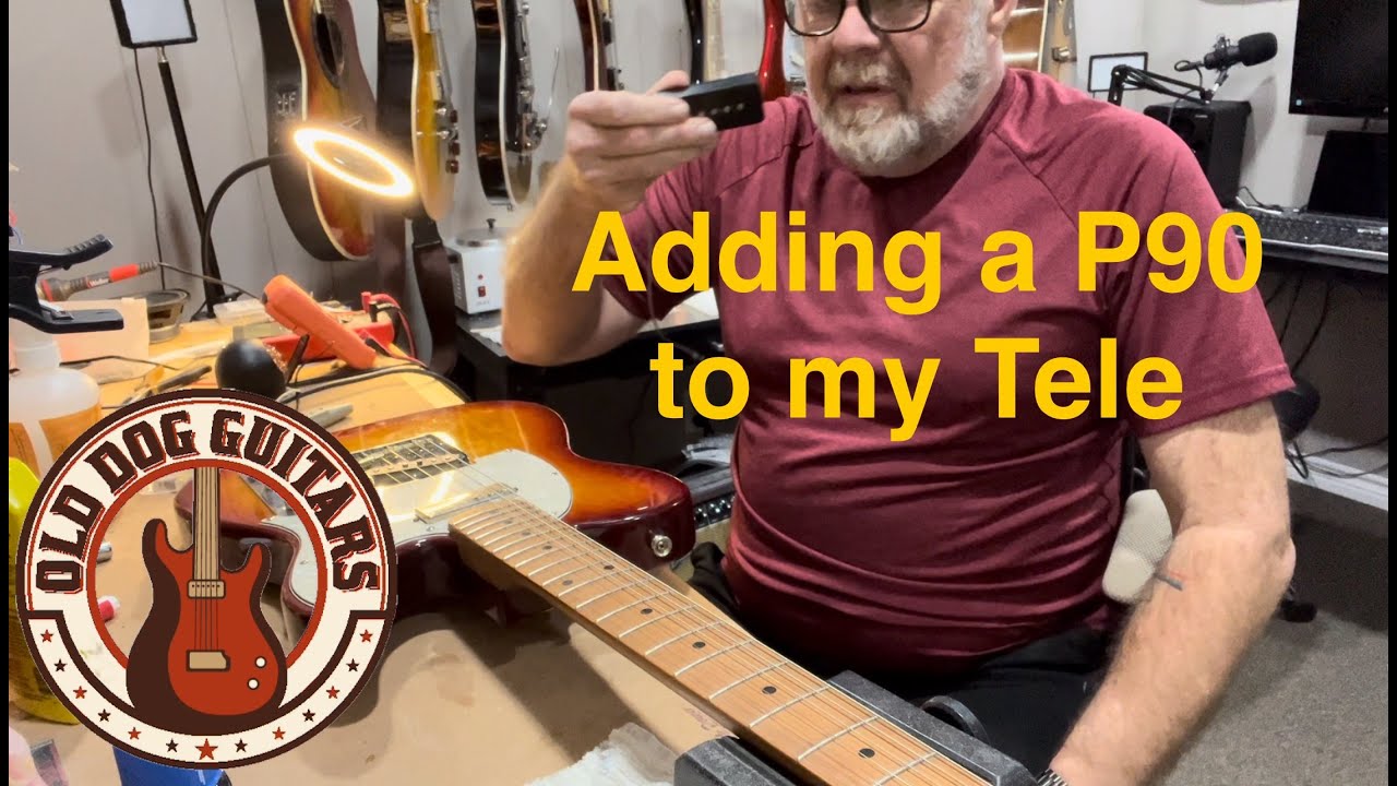 Установка звукоснимателя P90 на мой Telecaster