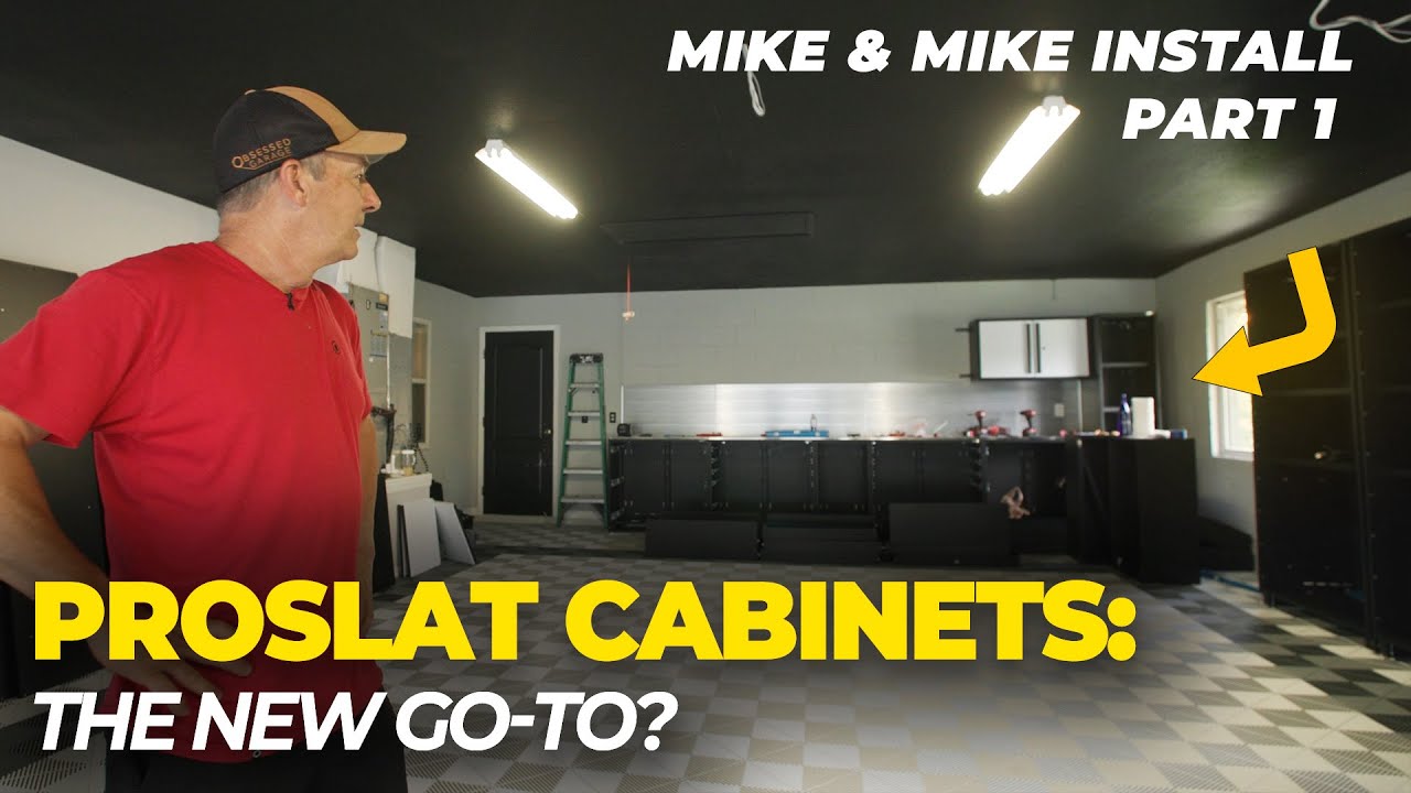 Установка шкафа ProSlat от Mike & Mike! | Это новые гаражные шкафы, которые всегда на высоте?