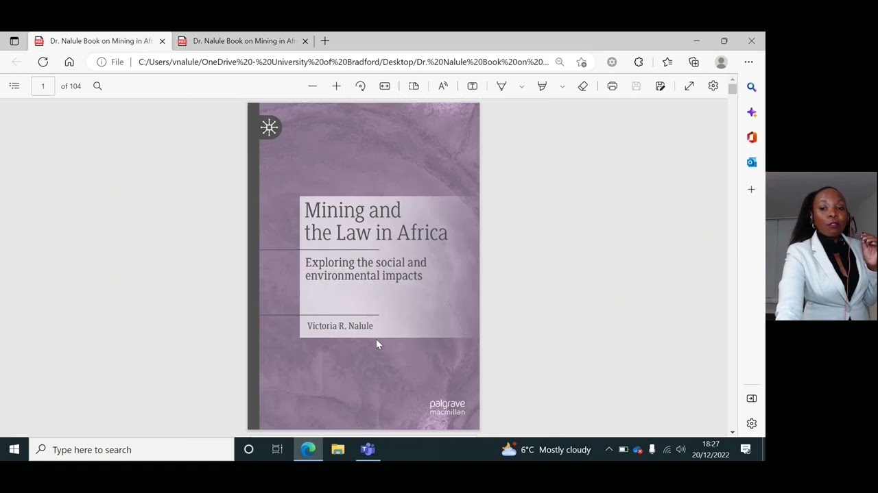 Generation of Mining Laws by Dr Victoria Nalule