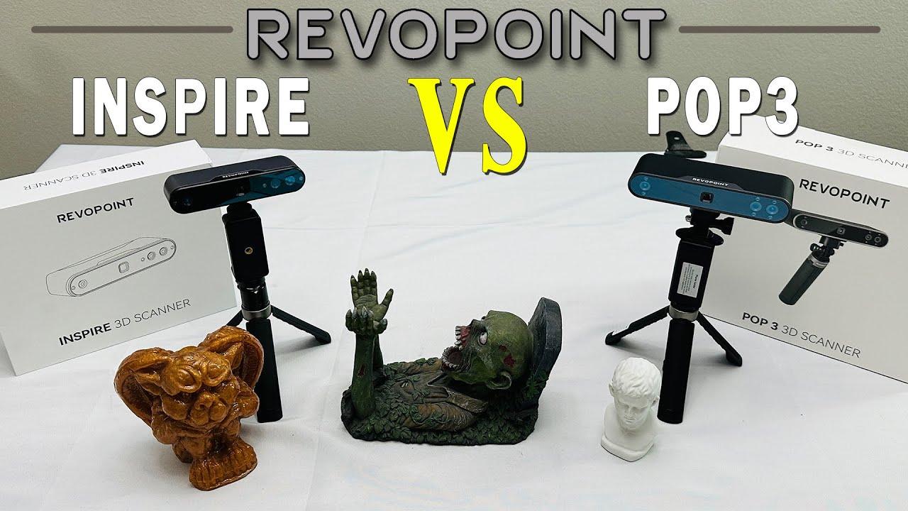 Revopoint POP3 VS Inspire 3D Scanner - How Do They Compare?